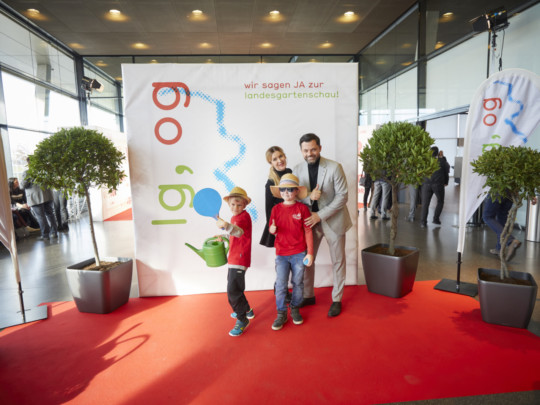 Andreas Heck (Stadtrat CDU) sagt JA zur Landesgartenschaubewerbung. Foto: Michael Bode Fotoaktion zur Landesgartenschaubewerbung Offenburgs