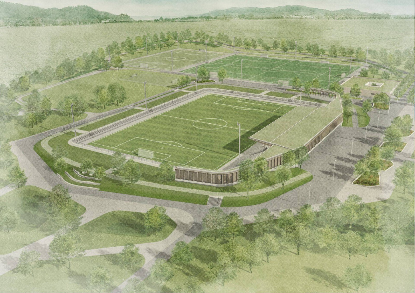 Visualisierung Sportpark Süd